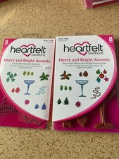 heartfelt creations Merry  Bright Accents Stamp Set W/dies