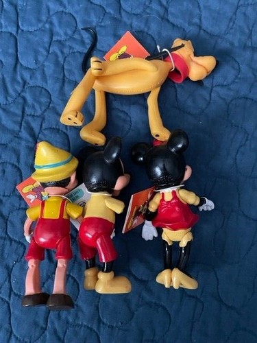 MickeyMinniePlutoPinochioDisneyParks Exclusives7" Articulated Dolls Figures TAGs - Bild 3 von 4