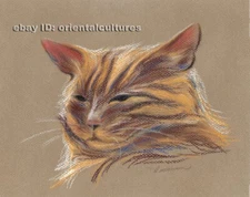 Chinese 100% real natural silk thread,su hand embroidery kits:kitty cat 10"