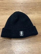 Girl Skateboards Girl OG Fold Skate Beanie - Black