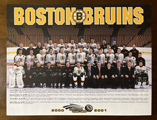 Boston Bruins 2000-01 Team Issued Hockey Photo Paul Coffey Joe Thornton