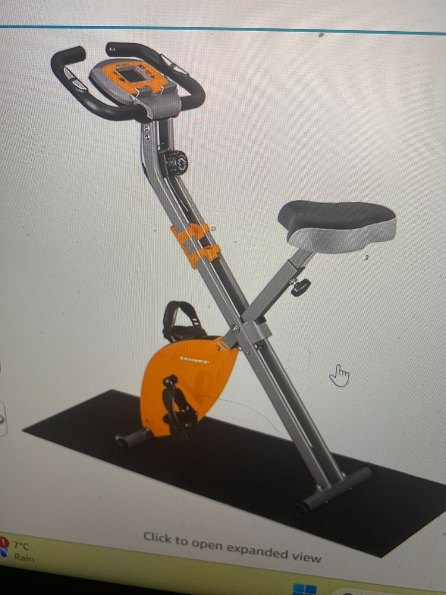 SONGMICS Resistance Exercise Bike With LCD Monitor UK