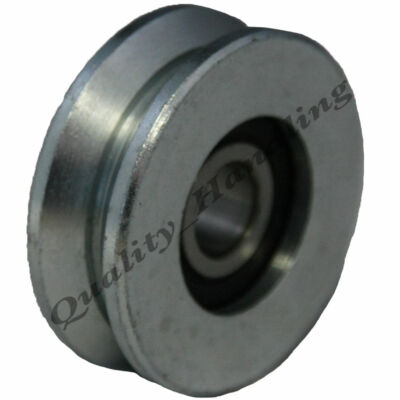 Sliding Gate Wheel Pulley Wheel 50mm V Groove Steel Wheels Vee Shape 30 Kg Each - Foto 8