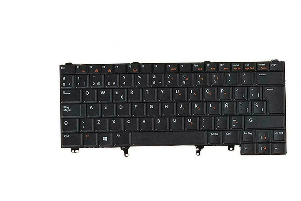 Genuine Dell Latitude E6320 E6420 E5430 E6330 E6430 Brazilian BR Keyboard H5979 - Image 2 of 4