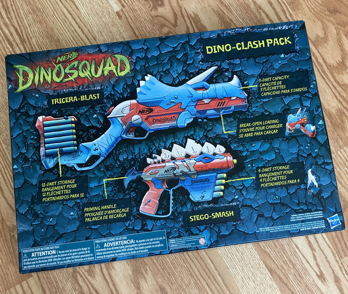 NERF Dinosquad - Tricera-blast - Le Coin du Jouet