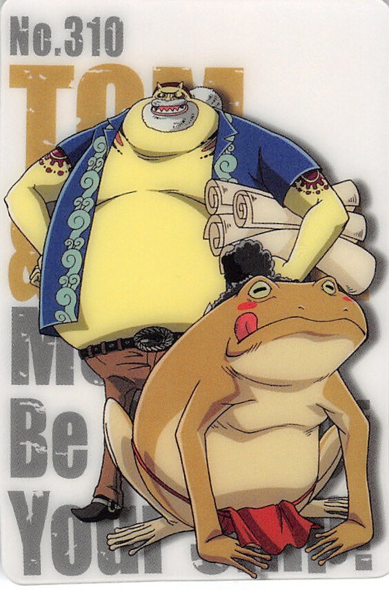 One Piece Trading Card Gumi No.310 Tom / Yokozuna Bandai Gummy