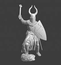 Northern Crusades Miniatures Medieval Teutonic Order Knight on Foot Horn Helm 3D
