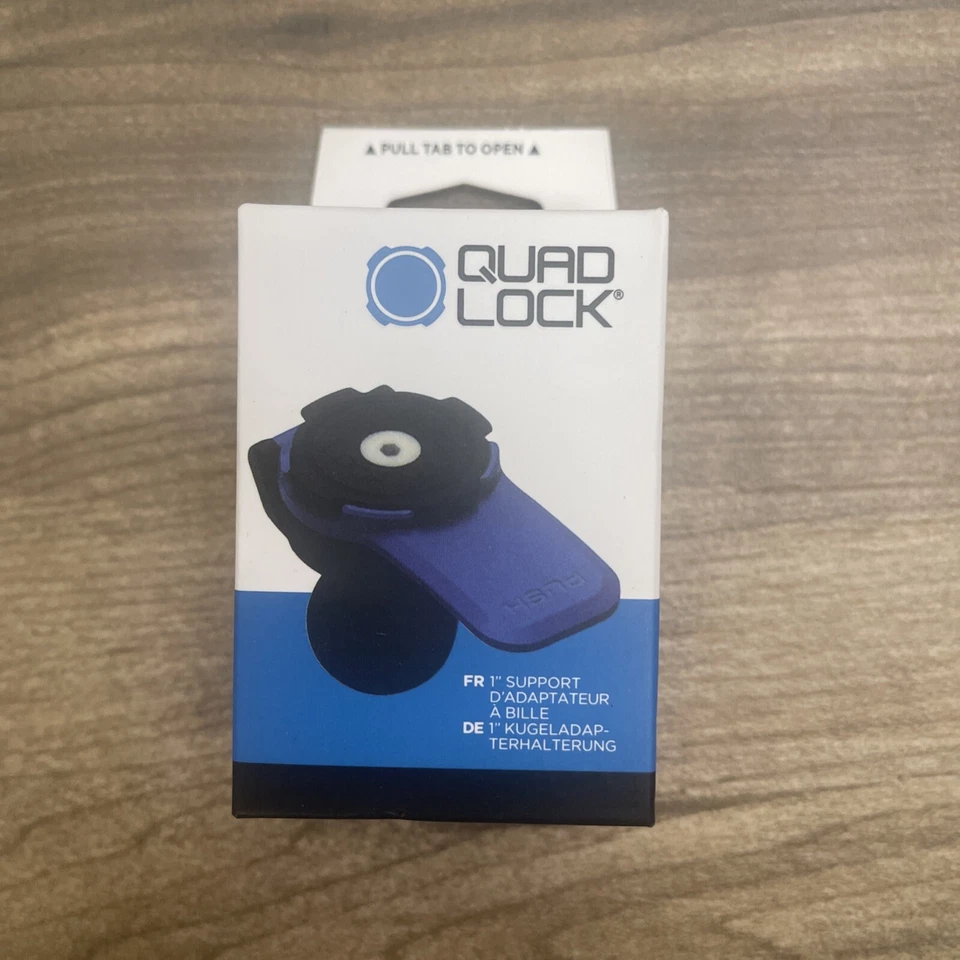 QUAD LOCK Phone Motorcycle Ball Mount + Vibration Dampener + Adapter NEW - Image 3 of 4