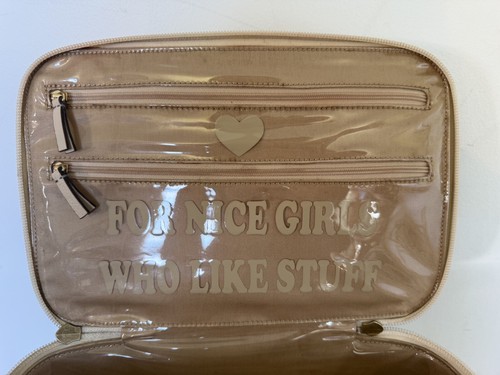 Vintage Y2k Juicy Couture Velour Makeup Train Case Bag Cosmetic Velvet - 第 9/10 張圖片