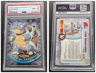 ✅ PSA 8 Graded Turtok # 9 Topps Pokemon T. V. Blastoise 2 Foil 1999 Holo Karte