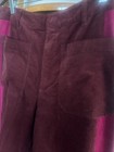 Pink And Burgundy Corduroy  Pants Trousers Sz 18 Wide Leg — photo 5