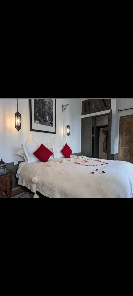 African Moroccan Bedspread Queen/King Size  Bed Throw - Image 4 of 4