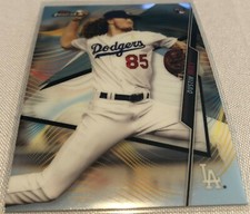 2020 Topps Finest Baseball Dustin May Los Angeles Dodgers rookie card #76