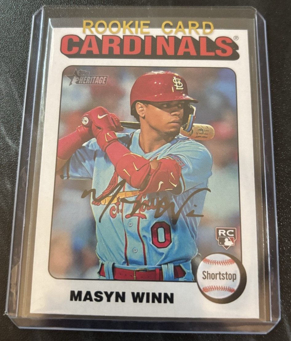 2024 Topps Heritage - Rookies Masyn Winn #284 White Border (RC)