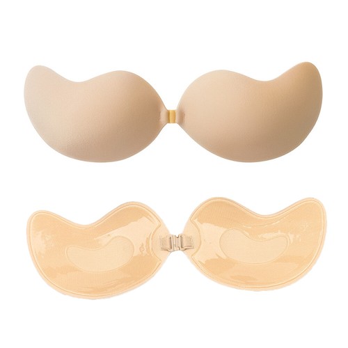 A-E Cup Silicone Strapless Push Up Bra Backless Self Adhesive Invisible Stick On - Picture 6 of 8