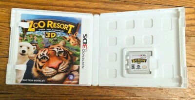 Zoo Resort 3D for Nintendo 3DS Complete In Box CIB Manual
