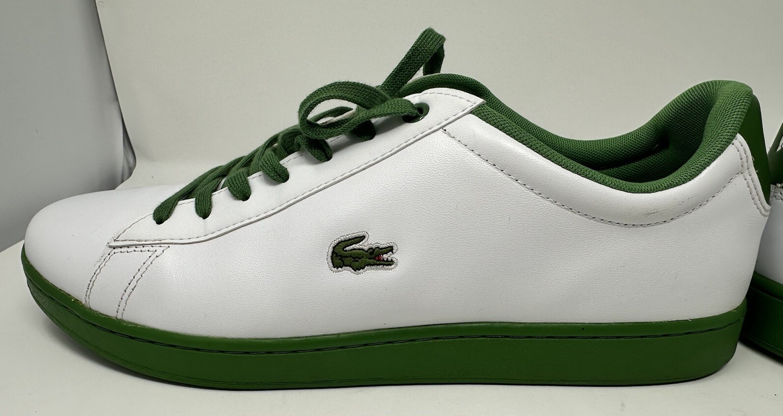 Lacoste Hydez 0721 1 P SMA Mens White Leather Lifestyle Sneakers Shoes 11 thumbnail 9