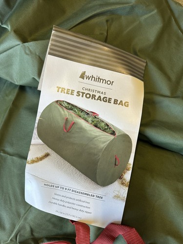 NEW Whitmor VERY HEAVY-DUTY 9-Foot Christmas Tree Storage Bag - Picture 3 of 6