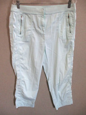 Zenergy by Chicos Size 1.5 10/M Mint Green Cropped Pants