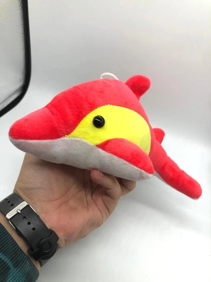 Bebé Delfín Neón Moda Océano Peluche Bebés Juguete Unisex Niños Adultos Foto 3 de 4