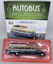 AUTOBUS dal mondo 6 CITROEN TYPE 45 1934 HACHETTE 1/43 diecast metal model