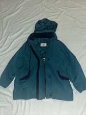 Mulberry Street Womens Jacket Green Zipper And Button Missing Size Tag