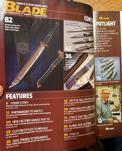 Blade Magazine Spring 2025 Complete Knife Guide - Imagen 2 de 2