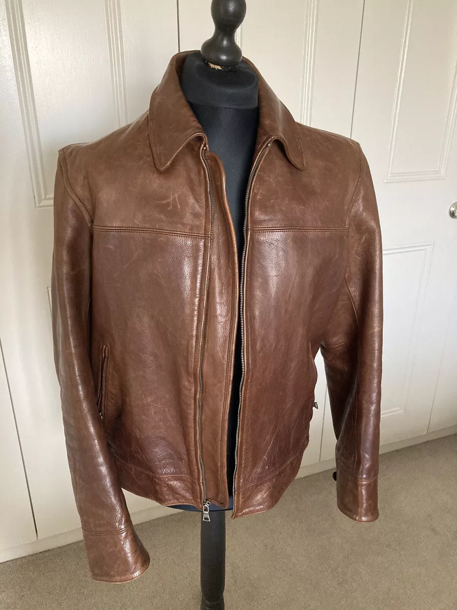 Banana republic leather best sale vest