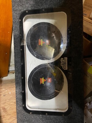 JBL MADE IN USA 2 X 10'' SINGLE REFLEX BANDPASS BASS SUB SUBWOOFER ENCLOSURE NEON