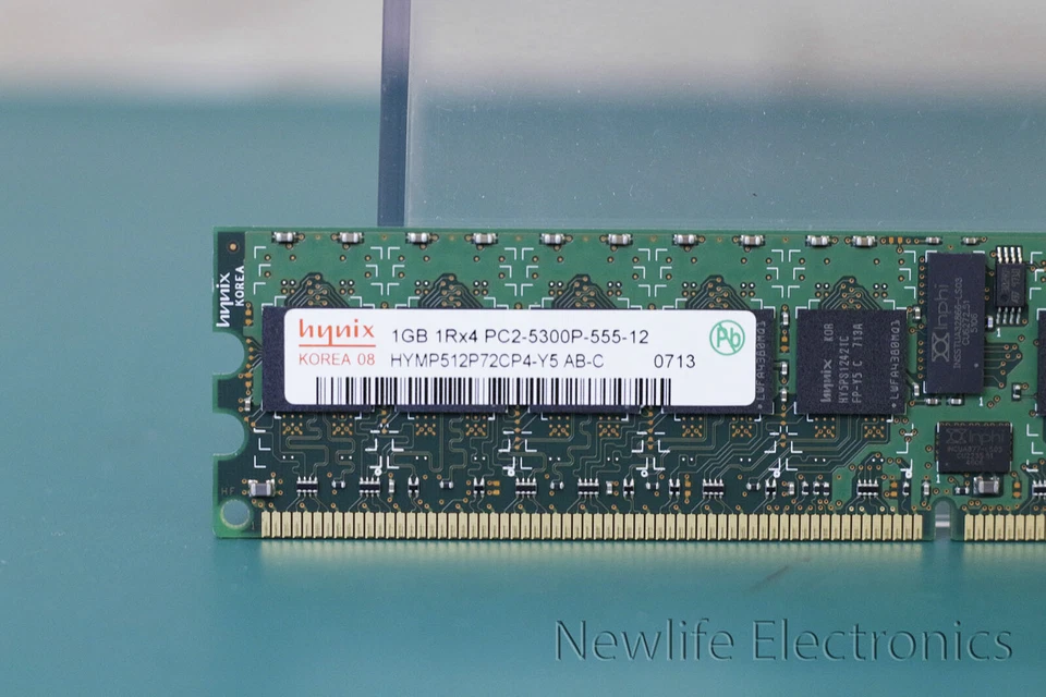Hynix HYMP512P72CP4-Y5 1GB PC-5300 DDR2 SDRAM Server Memory - Image 2 of 3