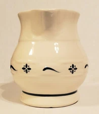 Longaberger Original Blue Pottery Small Juice Pitcher #30082- Brand New w/Box