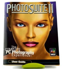 Vintage MGI Photosuite II Users Guide ONLY Instruction Manual PC Version 1998