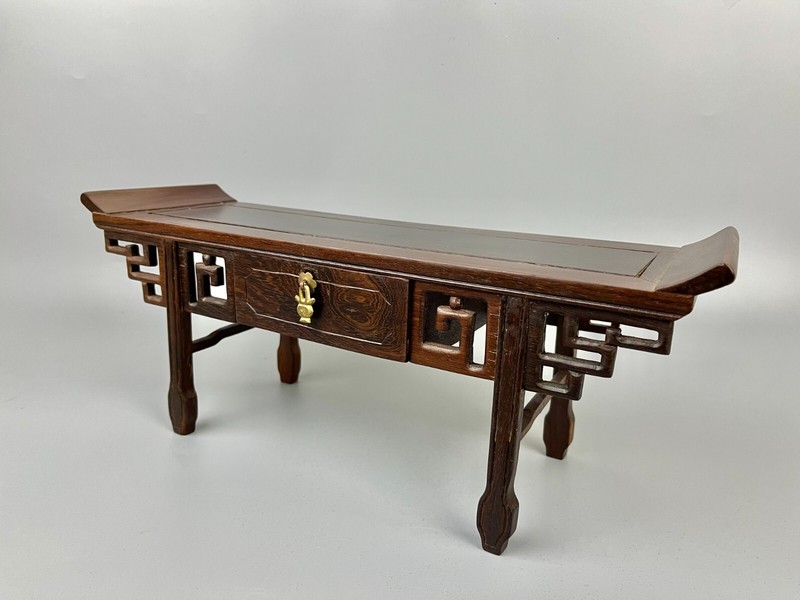 Chinese Carved Wood Stand - 03