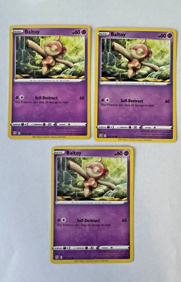 Baltoy - 057/163 - S&S - Battle Styles - Common - Pokemon Card  - NM  X3
