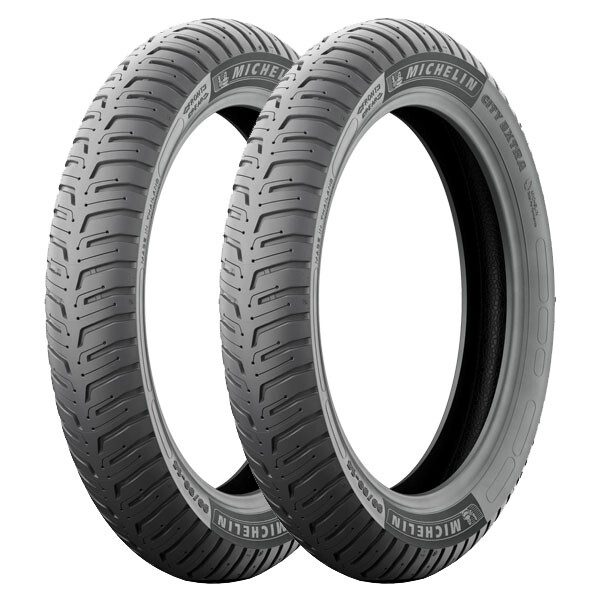 TYRE PAIR MICHELIN 80/90-14 46P + 90/90-14 52P CITY EXTRA