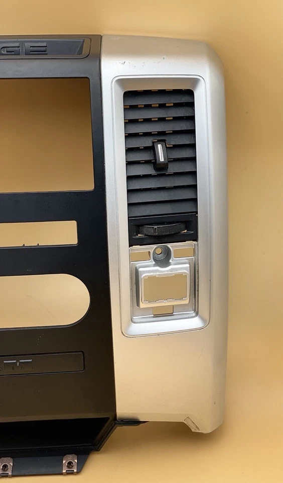 Dodge Ram 1500 2500 3500 tablero radio ventilaciones bisel plateado 2009-2012 Foto 3 de 4