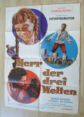 Filmplakat - Herr der drei Welten ( Kerwin Matthews , June Thorburn ) 