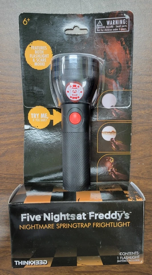 Five Nights at  Freddys Springtrap Frightlight  Flashlight Scare Mode 2016 RARE - Image 2 of 4