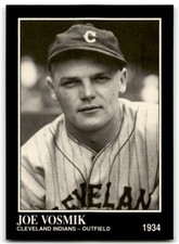 1991 CONLON COLLECTION TSN JOE VOSMIK CLEVELAND INDIANS #221