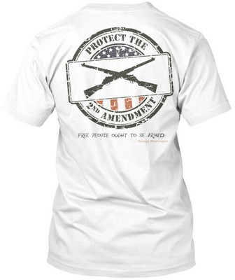 Protect The 2nd Amendment T-Shirt Made in the USA Size S to 5XL