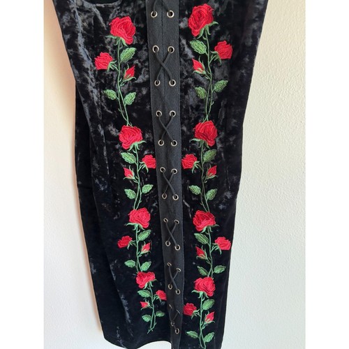 Abito corsetto velluto schiacciato Missguided - Foto 2 di 6