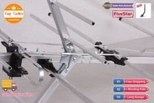 Yagi Outdoor Digital TV Antenna 250 Mile for Harsh Weather UHF VHF FM Pole