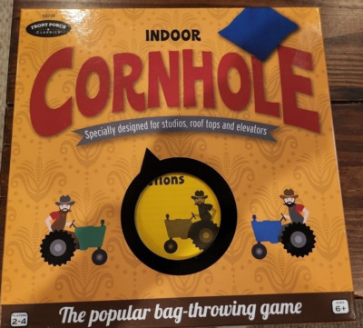 Indoor Cornhole Game Bean Bag Board by Front Porch Classics - NOB