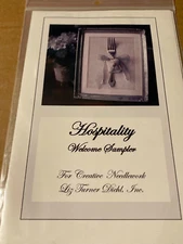 NEW RARE Liz Turner Diehl HOSPITALITY WELCOME SAMPLER  CROSS STITCH CHART PACK