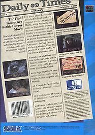 Dracula Unleashed (Sega CD, 1993)