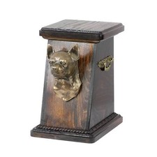 Chihuahua Short-Haired Wooden Urn With Dog Art-Dog