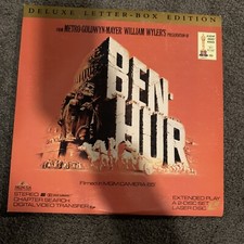 Ben Hur Benhur Deluxe Letter Box Edition Laserdisc LD