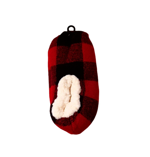 New! Northeast Outfitters Youth Cozy Cabin Red & Black Slippers- Size 10K-4 - Picture 2 of 3