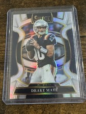 2025 Panini Select Concourse Drake Maye #80 Silver Prizm Patriots