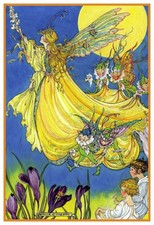 The Yellow Fairy Flying by Alice Bolam Presto...